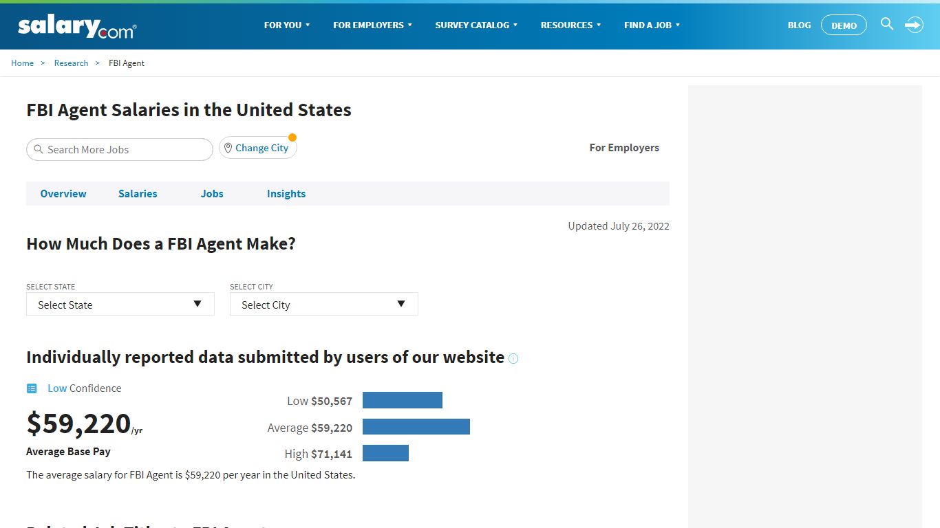 FBI Agent Salary | Salary.com